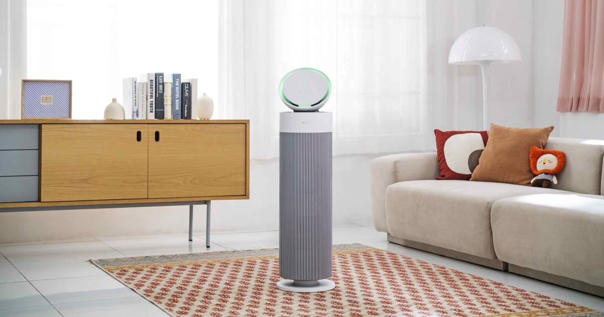 LG 推出全新 PuriCare AeroBooster 空氣清淨機！獨家雙重氣流加上 AI+感測，售價 $20,900 元起