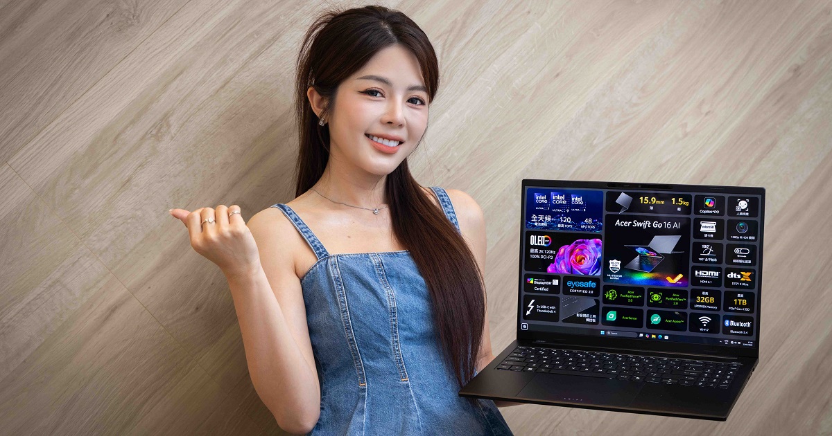 Acer Swift X 14 AI、Swift X 14 搭載 GeForce RTX 50 開賣,同步推出 Swift Go 14 售價 37,900 元起