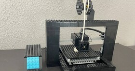 玩家用樂高拼出一台 3D 印表機，還真的能動！