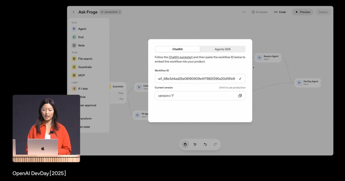 OpenAI 開發者大會發表「AgentKit」工具包，一鍵打造 AI 代理