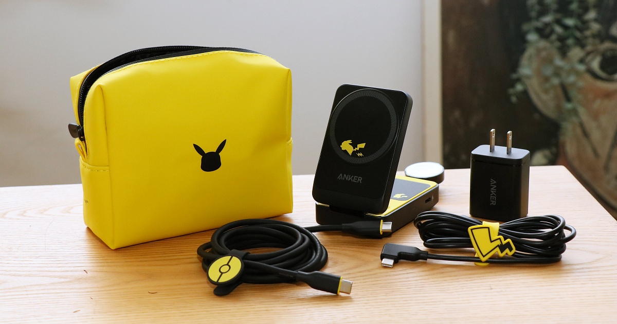 Anker 寶可夢聯名三合一磁吸充電座開箱:多裝置快充支援!效率、便利與可愛兼具