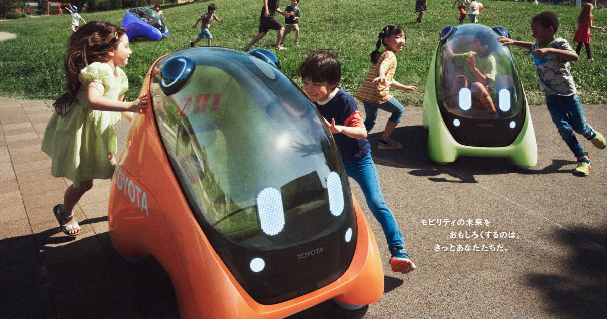 Toyota 展示 Kids Mobi 兒童專用移動載具，透過 AI 將小孩自動送到指定地點