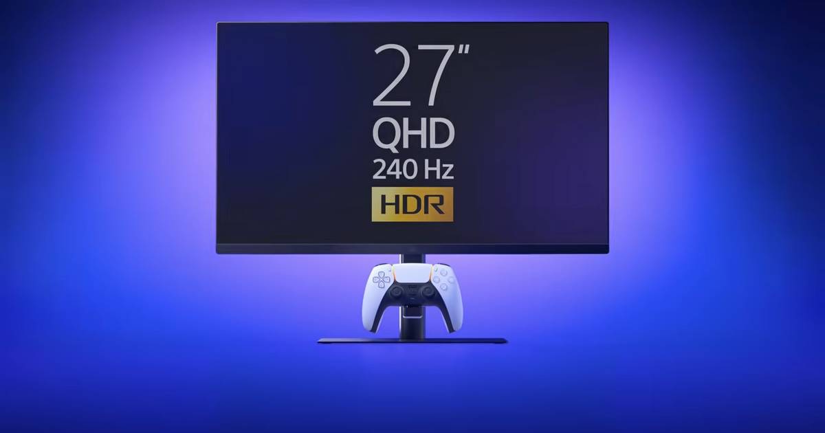 Sony 發表全新 PlayStation 遊戲顯示器，主打 PS5 桌面體驗、搭載 DualSense 控制器充電掛勾