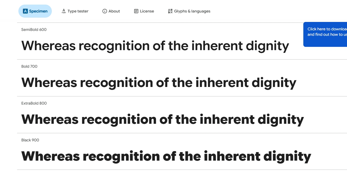 Google 免費開源新字體「Sans Flex」！可商用、超靈活，可惜沒中文