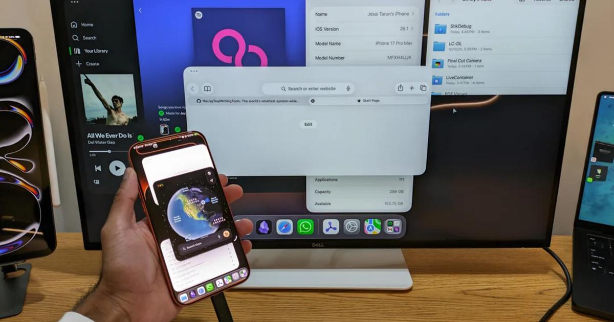蘋果封殺太慢？iPhone 17 Pro Max被破解變桌機，果粉敲碗官方開放