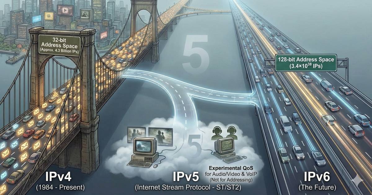IPv4、IPv6 都聽過，那 IPv5怎麼不見了？IP「跳號」真相大公開