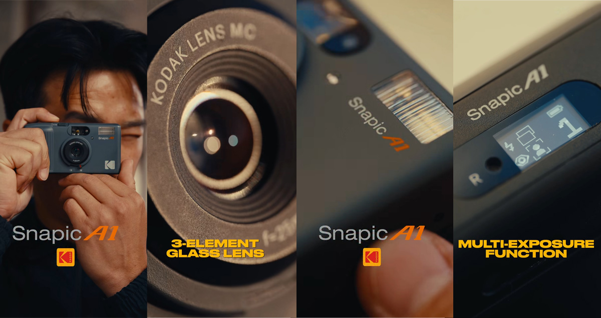 經典重現？柯達授權底片機 Snapic A1 預告登場，強調區域對焦與自動化功能