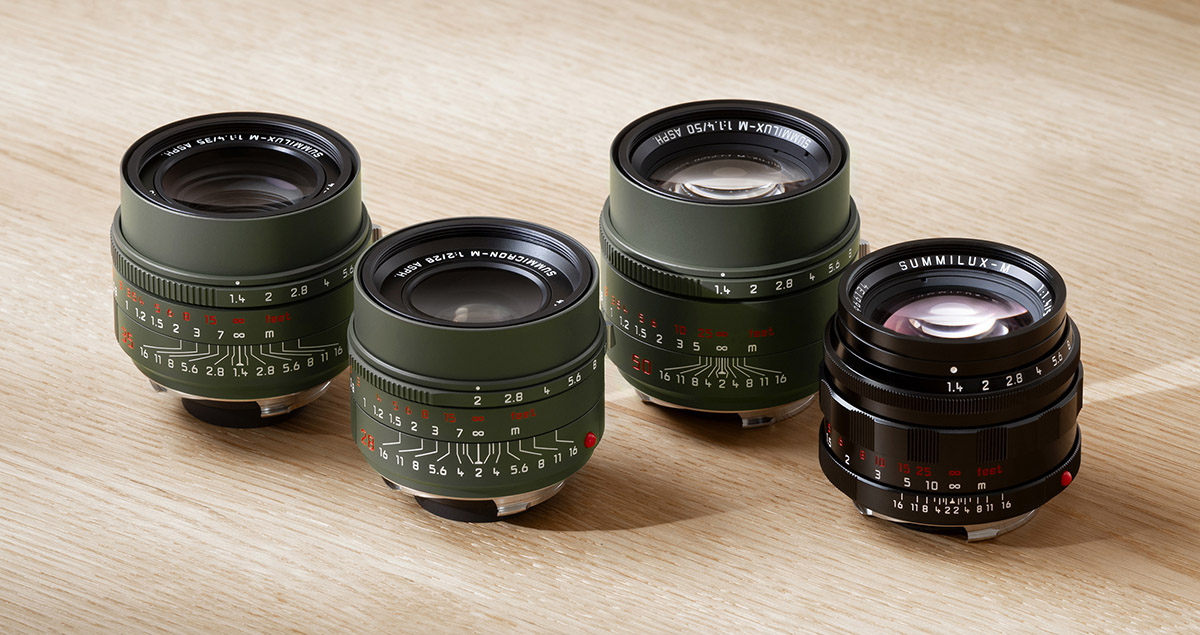徠卡推出四款 M 鏡頭特別版，經典 Safari 狩獵綠與亮黑塗裝驚豔登場！