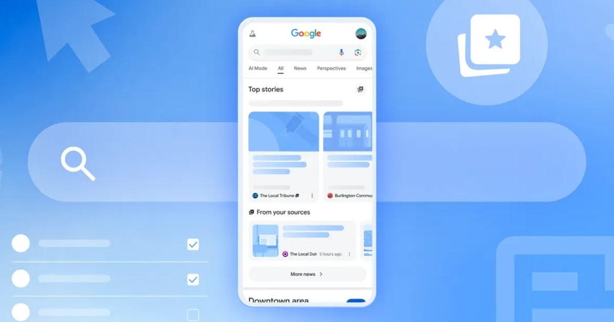 扭轉 AI 摘要讓流量暴跌印象？Google 推「首選來源」功能，官方數據：點擊率翻倍