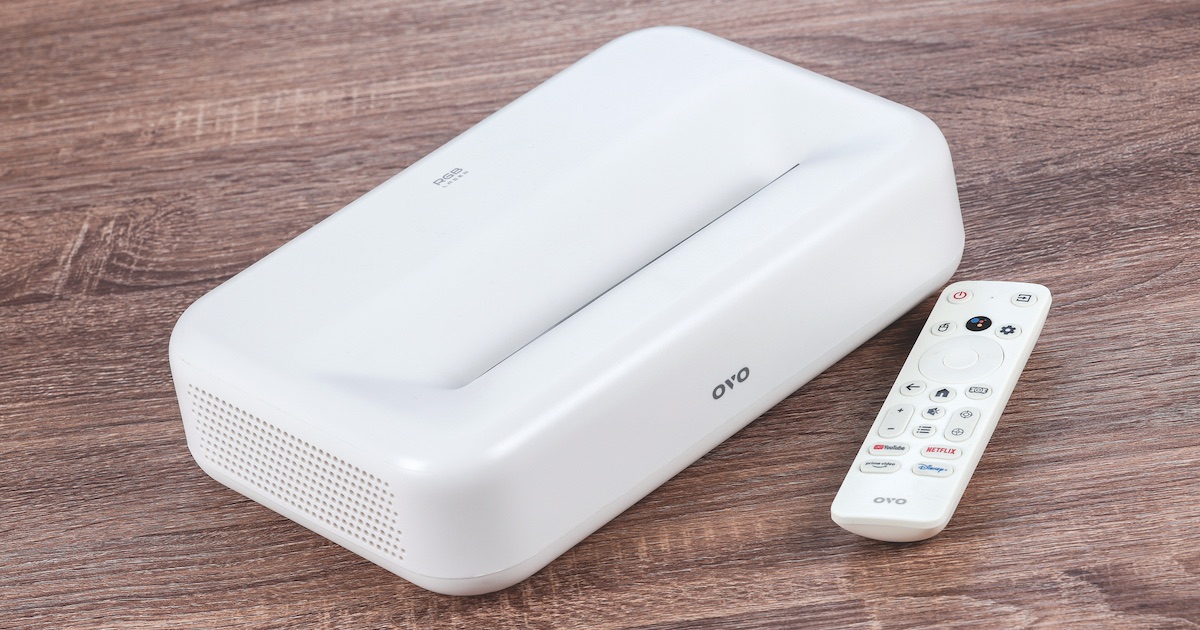 OVO SS1 雷射電視mini ：超短焦、雙系統、行動電源也能充，追劇神器就是它！