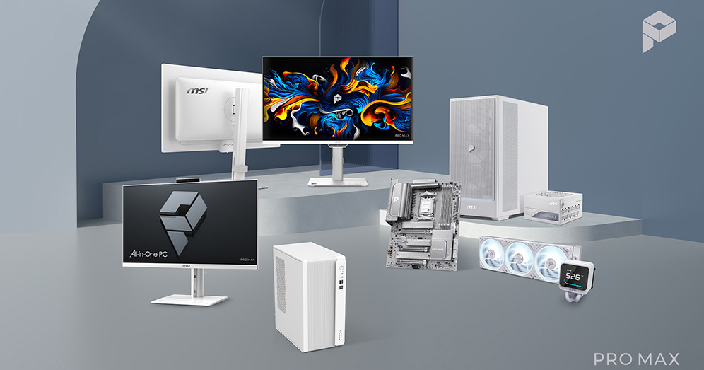 【CES 2026】MSI PRO MAX 系列新品齊發，QD-OLED 螢幕與 AI 桌機強攻高階商務市場