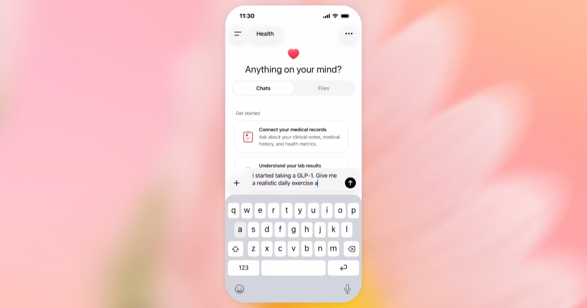 OpenAI 推出「ChatGPT Health」：打造專屬健康管理空間，強調輔助醫療照護而非取代醫生