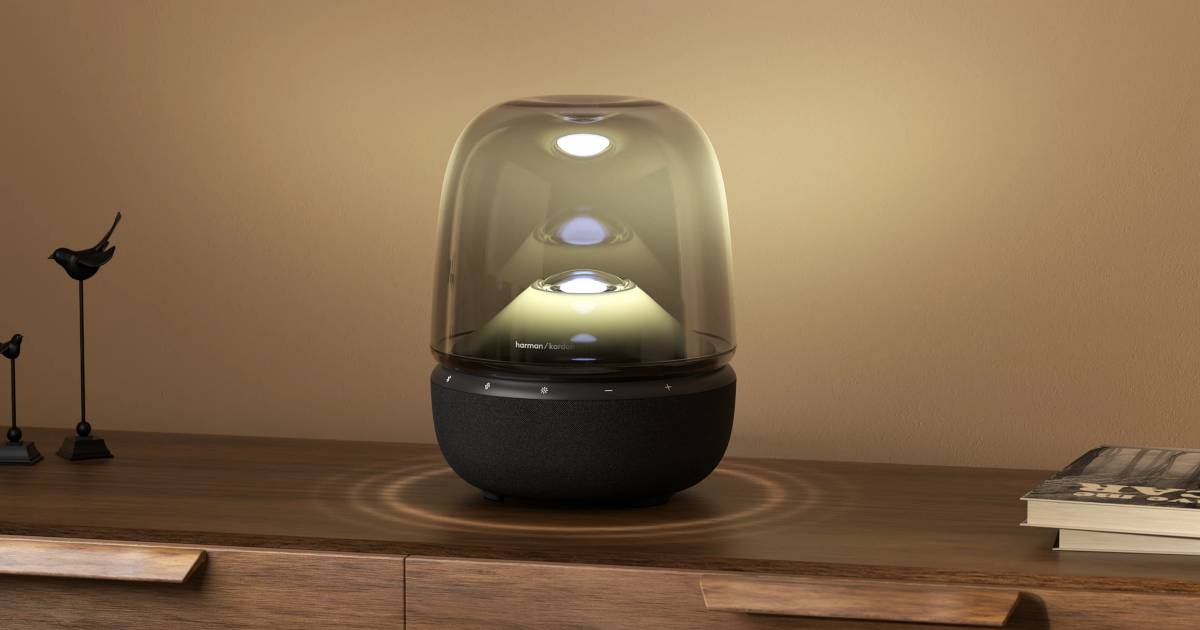 Harman Kardon 在台上市 Aura Studio 5 無線藍牙喇叭！沉浸音場交織流動光影，售價 NT$11,990 元