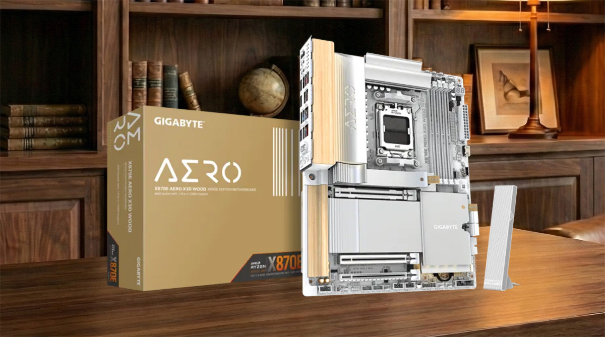 顏值擔當、效能攻頂的主機板：X870E AERO X3D WOOD