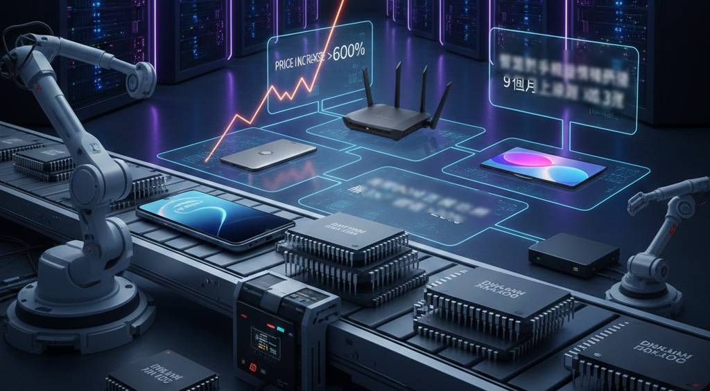 過去九個月手機記憶體價格漲三倍！下一波輪到路由器