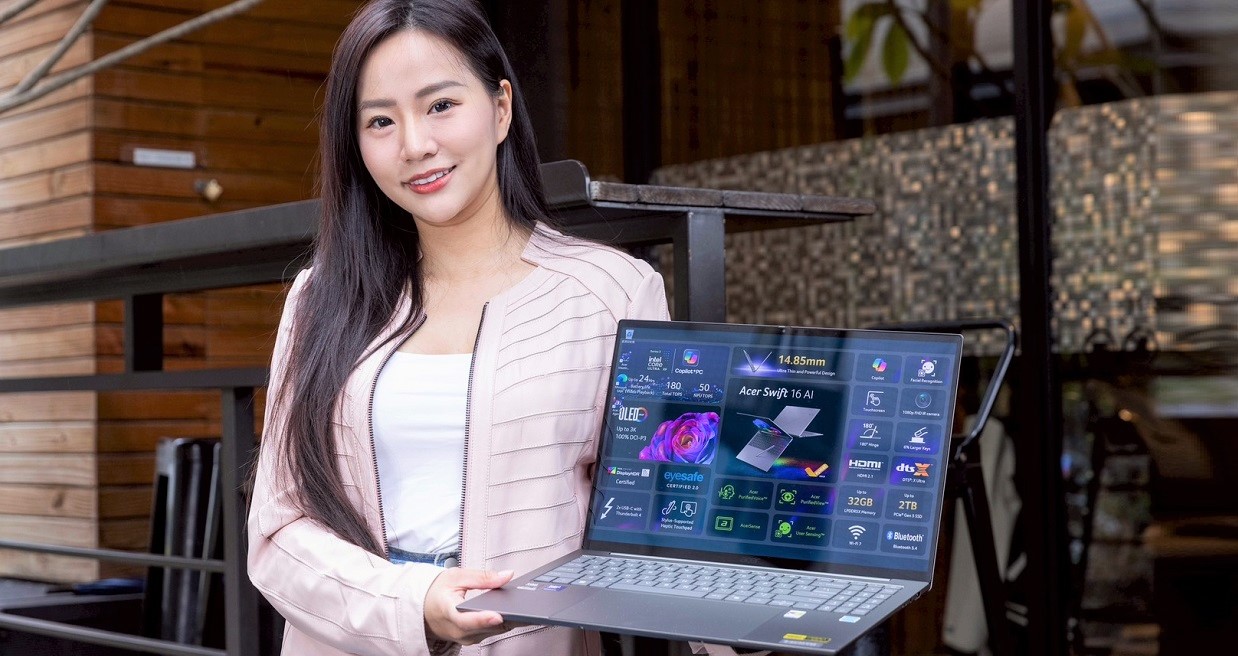 Acer Swift 16 AI 開賣：搭載 Intel Core Ultra 系列 3 處理器、全球最大觸覺回饋觸控板，售價 52,900 元