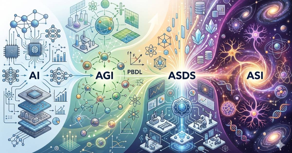 從 AI 到 AGI 的文明躍遷：智能生態演化、知識本體轉換與生命宇宙的新體系