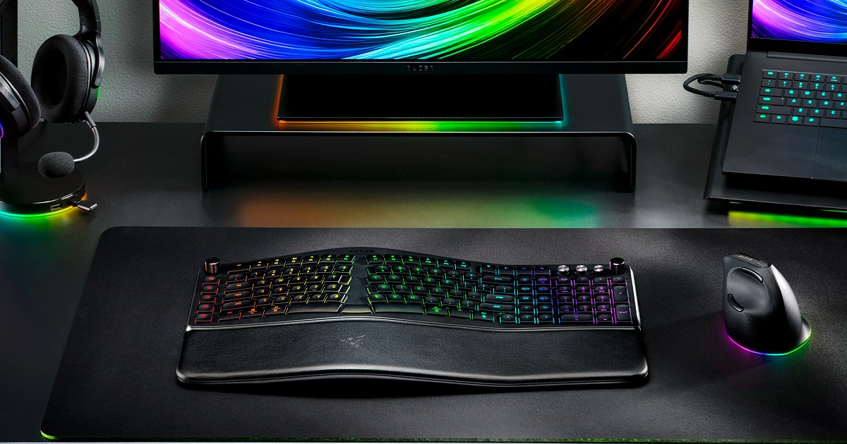 Razer Pro Type Ergo 人體工學鍵盤上市，一鍵啟動 AI 工具、售價 6,490 元