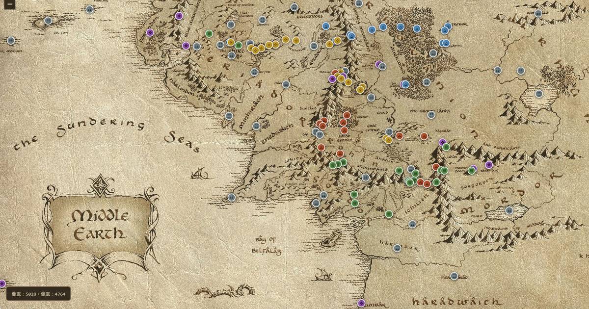 搭飛機太無聊，開發者用「vibe coding」打造出托爾金《魔戒》的互動式中土地圖