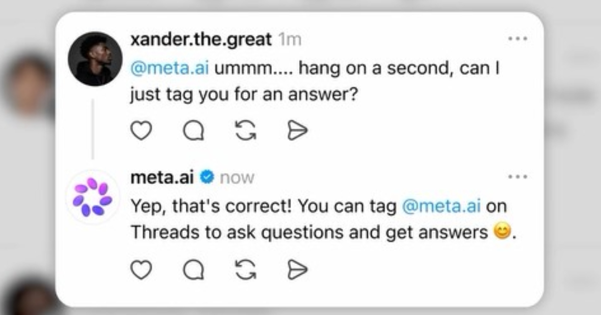 Threads 推出類似 Grok 的 AI 社群助理，可以透過標記互動、但大家都只想封鎖