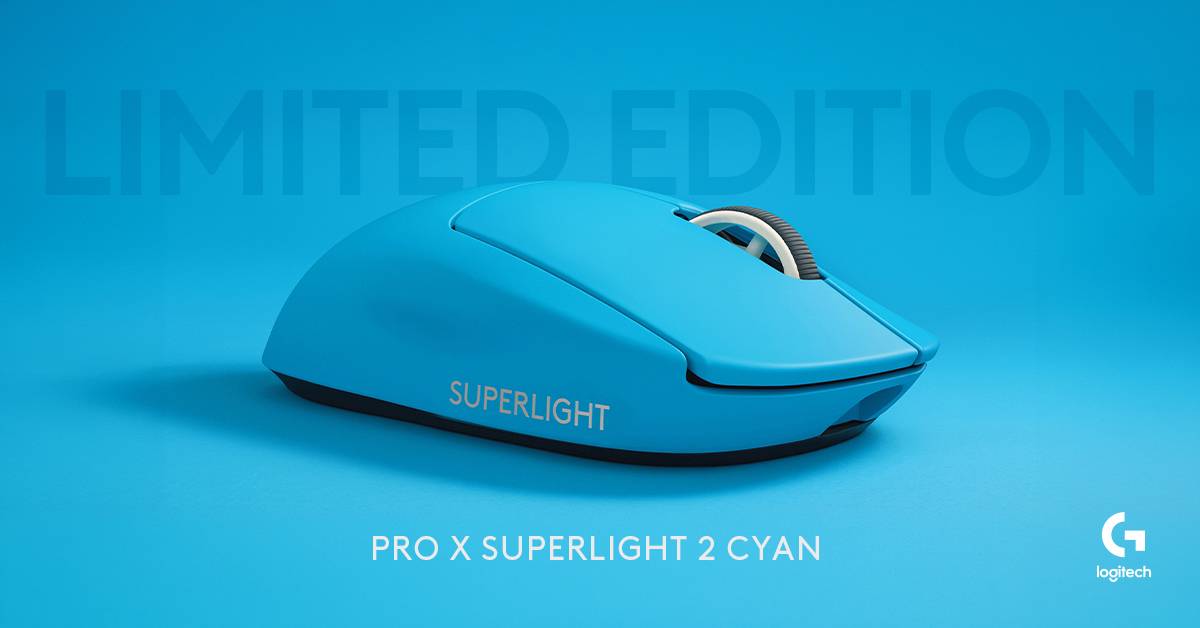 羅技 Logitech G  PRO X SUPERLIGHT 2 電競滑鼠推出「電光藍」特別版，618 購物優惠活動同步登場