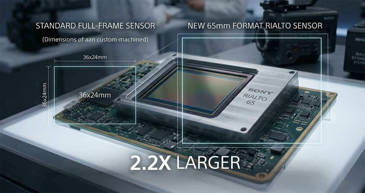旗艦電影機無痛升級！Sony 發表 65mm 電影級大片幅感光元件 Rialto 65