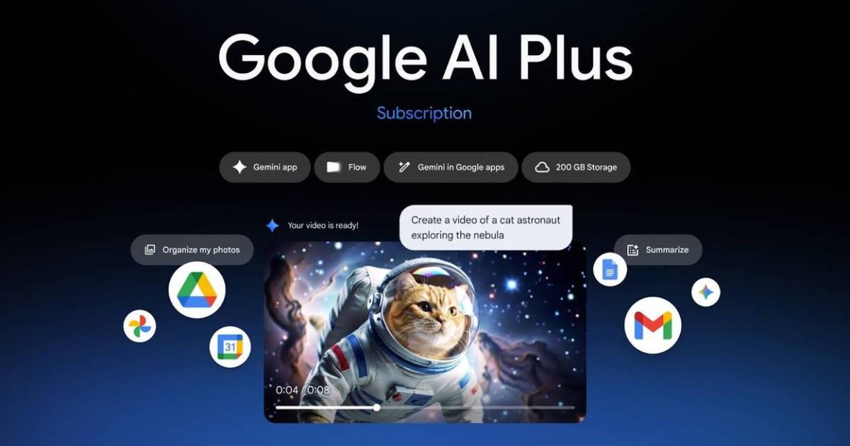 Google AI Plus 降價又加量：月費 165 元、儲存空間升級 400GB，另有 2TB 方案可選擇