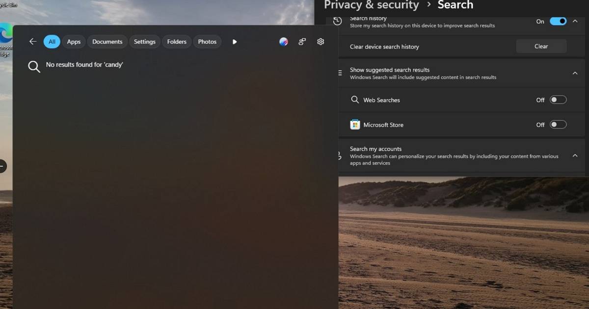 Windows 11 搜尋太煩人？微軟終於放手了！原生開關曝光「一鍵關閉 Bing 與廣告」
