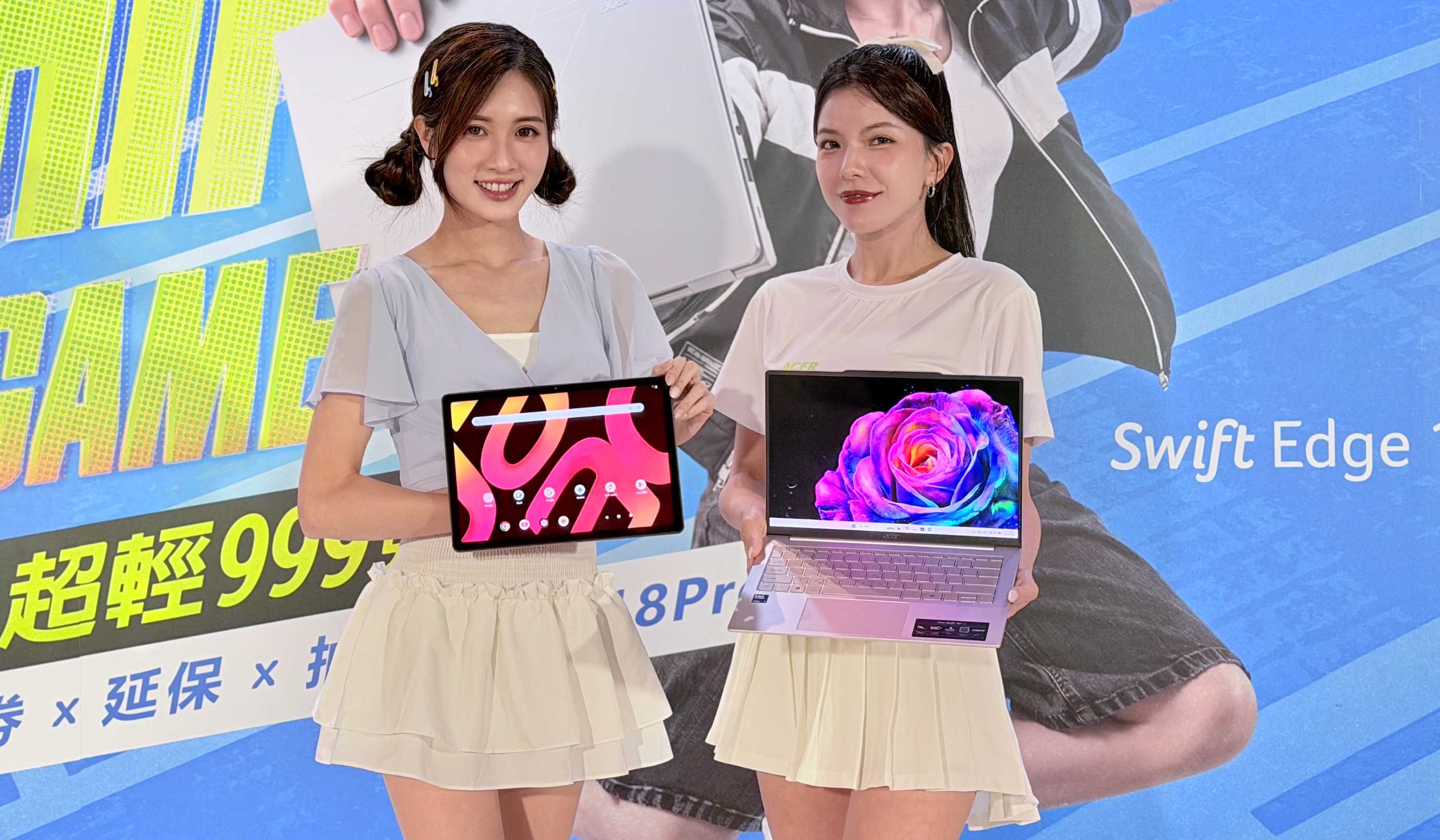 Acer Day 10 周年登場！僅 999 克 Swift Air 羽量級筆電、Iconia Duo D12/S12生產力平板上市
