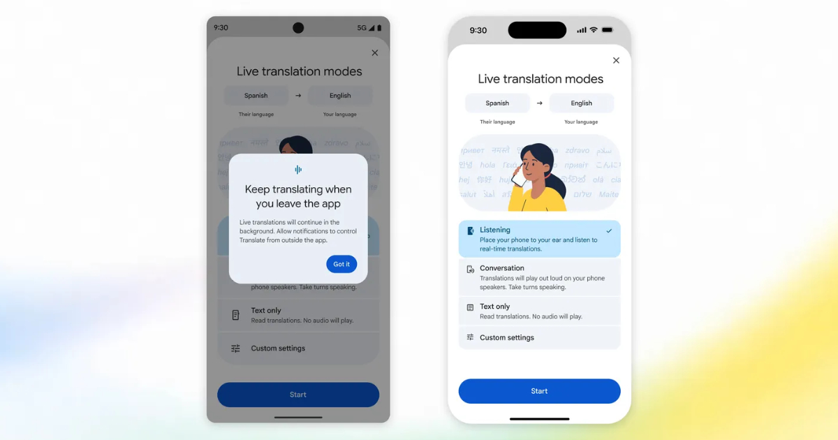 Google 翻譯再升級！Android 支援背景即時翻譯，iPhone 現可直接用聽筒收聽