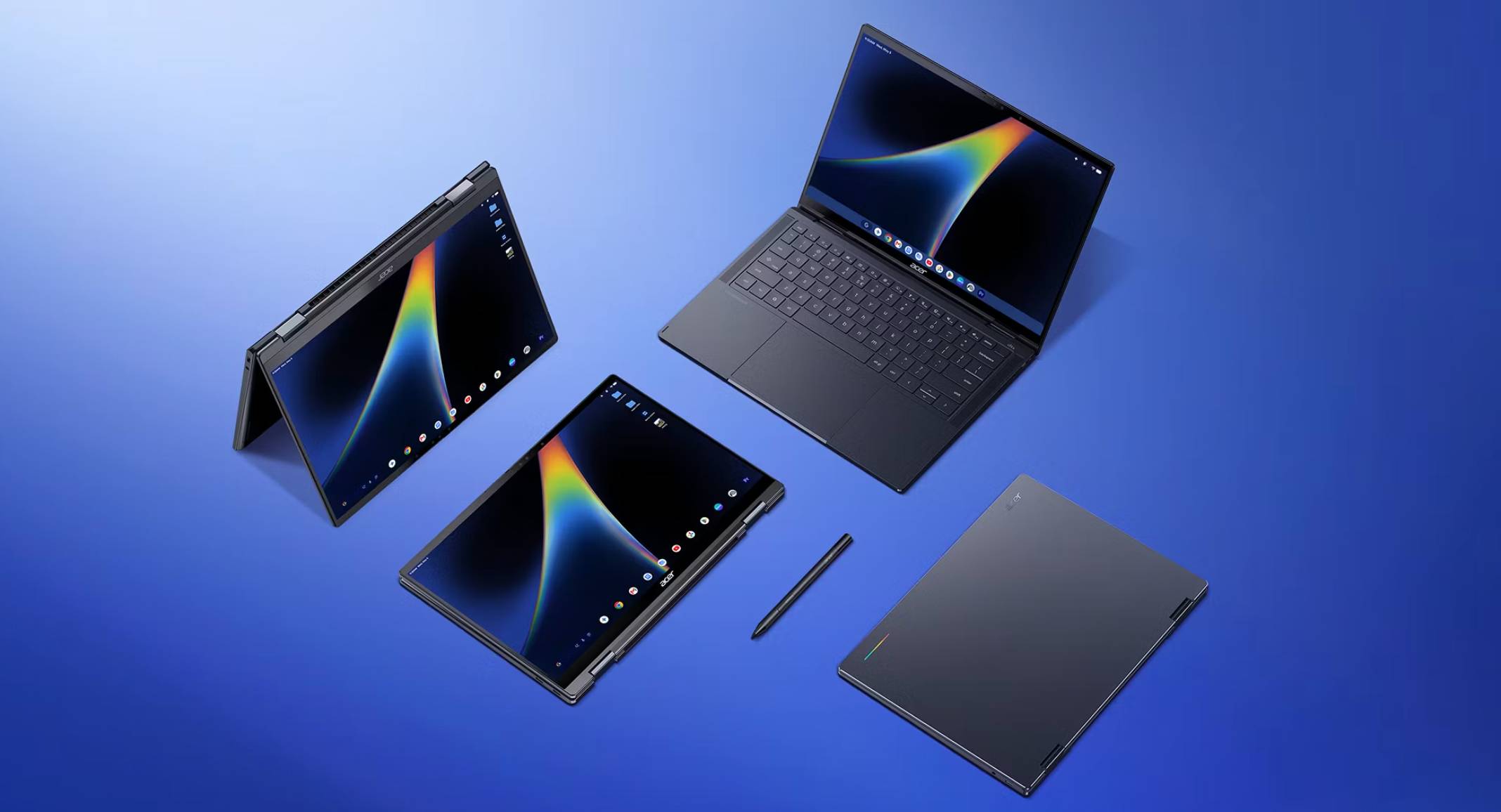 Acer Googlebook 14 登場！1.14 公斤翻轉筆電搭 Core Ultra 7、3K OLED 螢幕與 Gemini AI