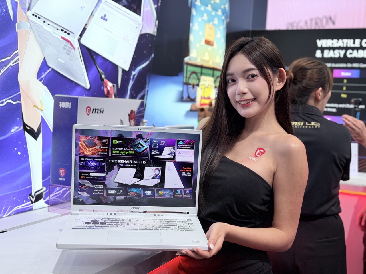 MSI Crosshair A16 HX 魔龍姬限量版開賣！AMD Ryzen 9＋RTX 5070，售價 79,900 元