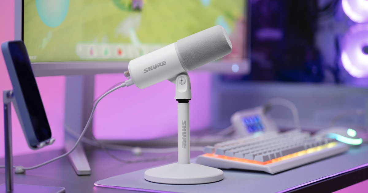 SHURE MV6 GEN2 第二代直播麥克風登台！智慧音量控制、即時降噪全面升級，售價 6,290 元