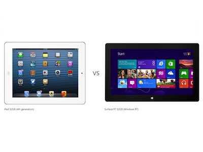 微軟官方出擊，WIndows 8 平板機海對決 iPad