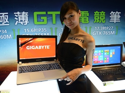 Computex 2013：Gigabyte P35K、P34G 極薄遊戲筆電登場