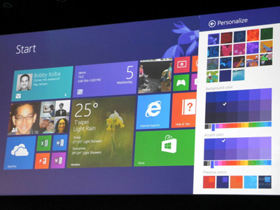 Windows 8.1 大揭祕，Microsoft 在 Computex 展示升級版的新功能