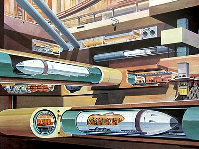 Hyperloop 時速6437公里，把乘客裝入「炮彈」發射到目的地