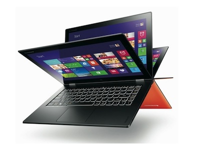 IFA 2013： 3,200 x 1,800 解析，Lenovo IdeaPad Yoga 2 Pro 進化登場