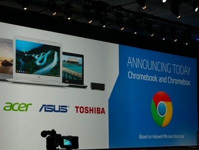 Google 新一代 Chromebook 和 Chromebox 將採用 Haswell 處理器，電池續航和機器性能分別有50%和15%的提升