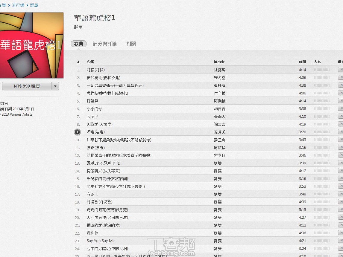 iTunes 也有盜版音樂！大陸山寨「知名歌手」登入 iTunes