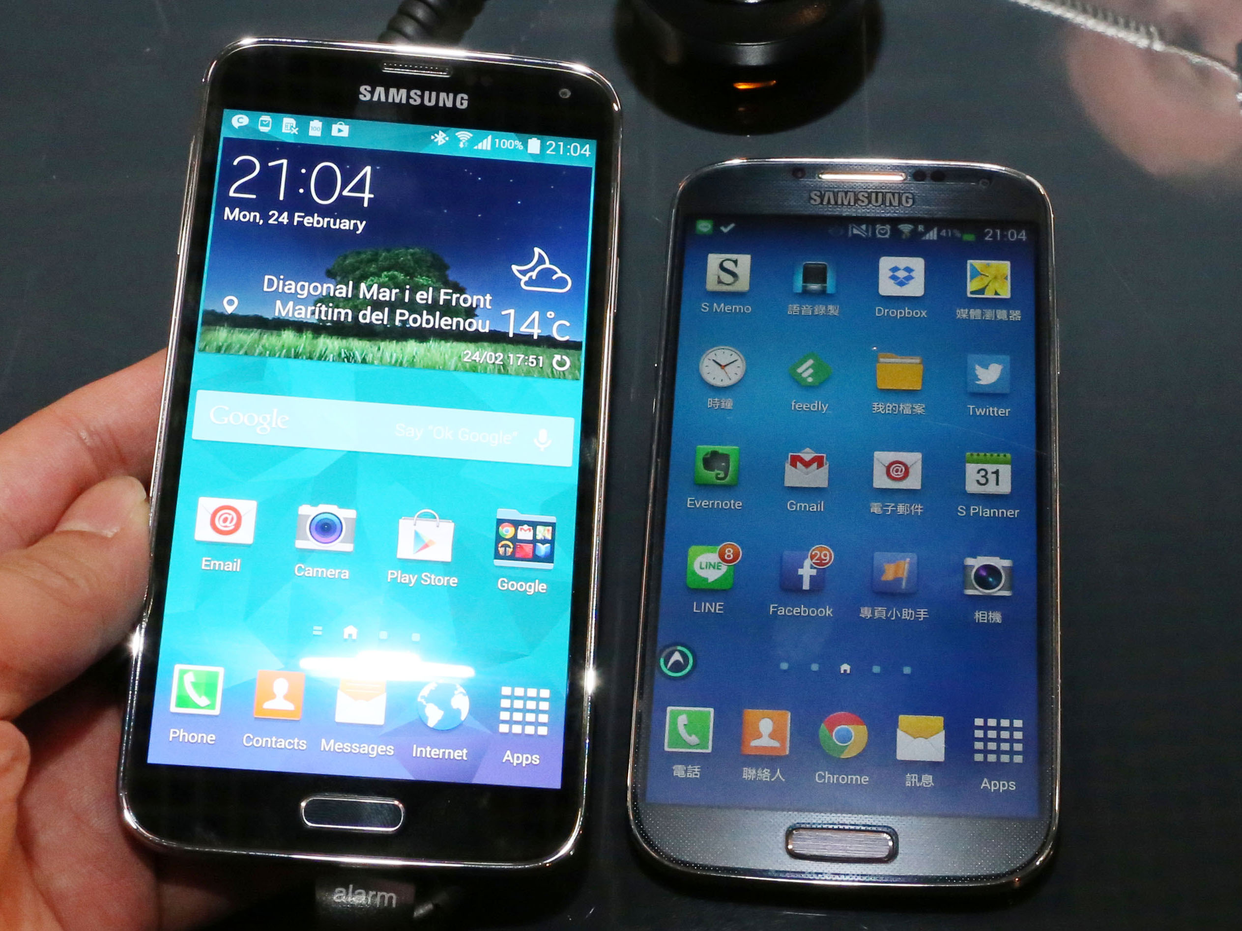 防水、指紋辨識、4G、心跳偵測全都有， Samsung Galaxy S5 搶先體驗