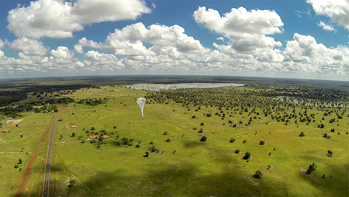 Google 高空氣球 Project Loon 2015年啟動，LTE 網路提供 176Mbps 上網速度