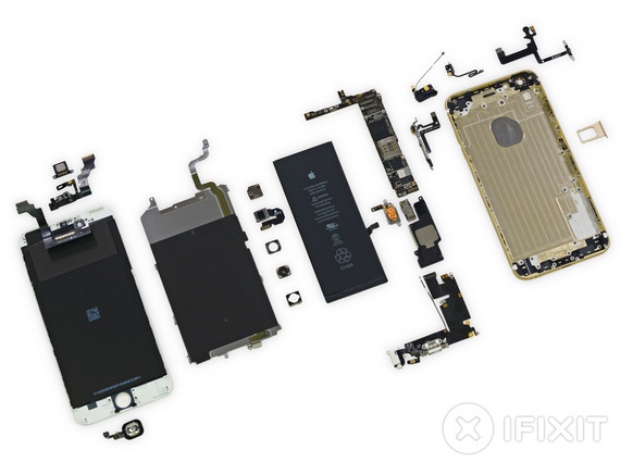 IFIXIT 把 iPhone 6 Plus 拆解：搭載 1G RAM、2,915 mAh 電池容量