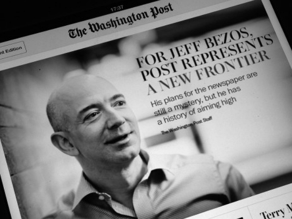買下華盛頓郵報一年後，Bezos打算讓人們在Kindle上免費看報