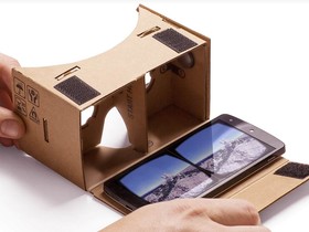 台幣200元組裝紙盒版 Google Cardboard 眼鏡，動態玩實境遊戲 還能看3D電影