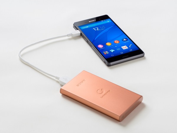 Sony CP-S5 行動電源輕薄質感上市 5,000mAh電池容量可高速同步充放電 超輕薄小巧設計 電力供給輕盈隨行
