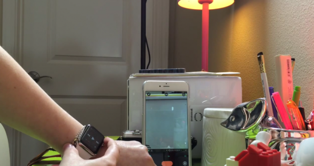 隱藏功能！將Apple Watch數位錶冠當作遙控快門！