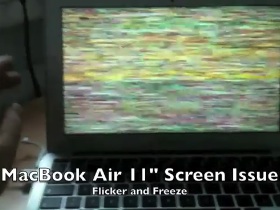 恐怖喔~MacBook Air 螢幕出現靈異現象
