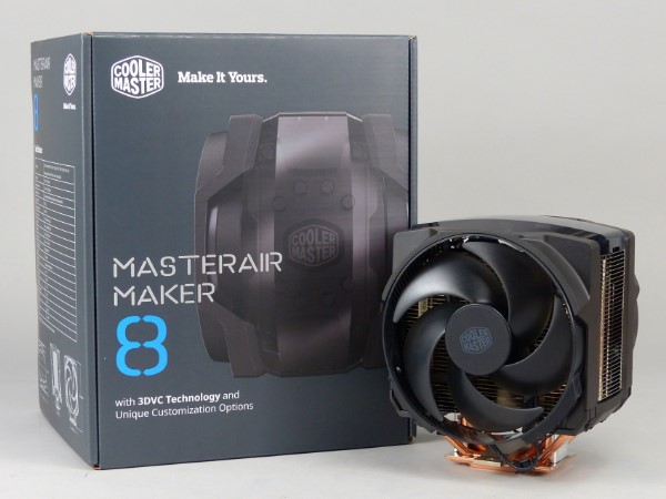 熱導管與均溫板腔體連通 3DVC 科技，Cooler Master MasterAir Maker 8 上機測試