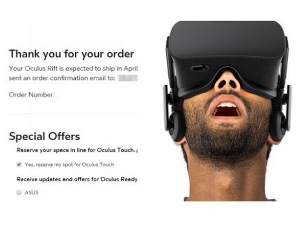 Oculus Rift VR 裝置終於開放預購：售價599美元